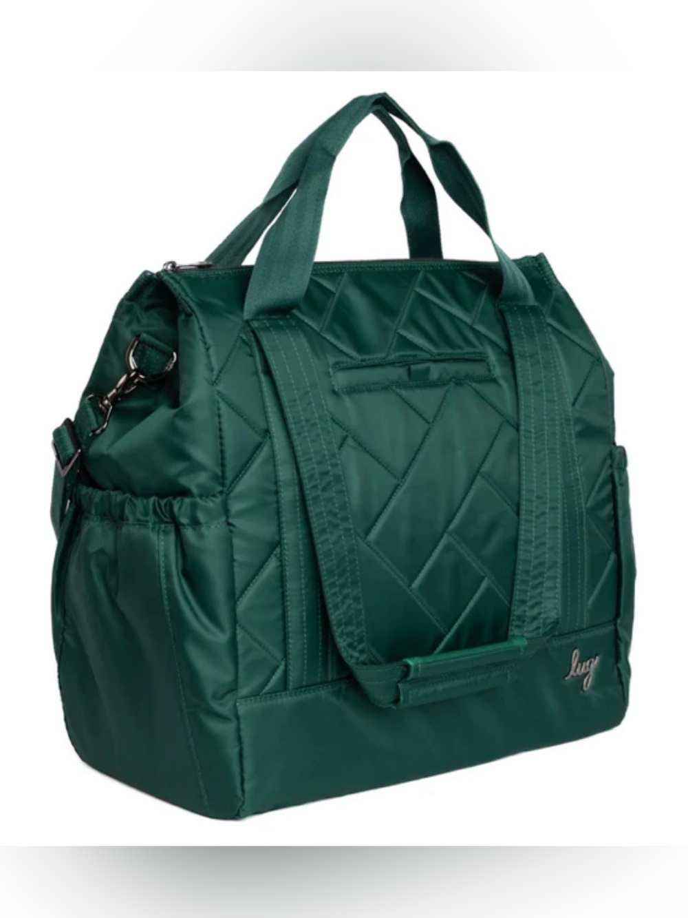 Lug “Baby Yacht” Carryall Tote/Travel Bag. Wickedly Green. NWT - Picture 2 of 14